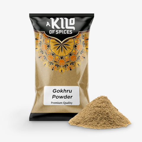 Gokhru Powder - A Kilo of Spices