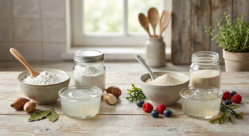 What Are The Best Natural Thickeners & Gels? Arrowroot Powder vs Agar Agar Powder