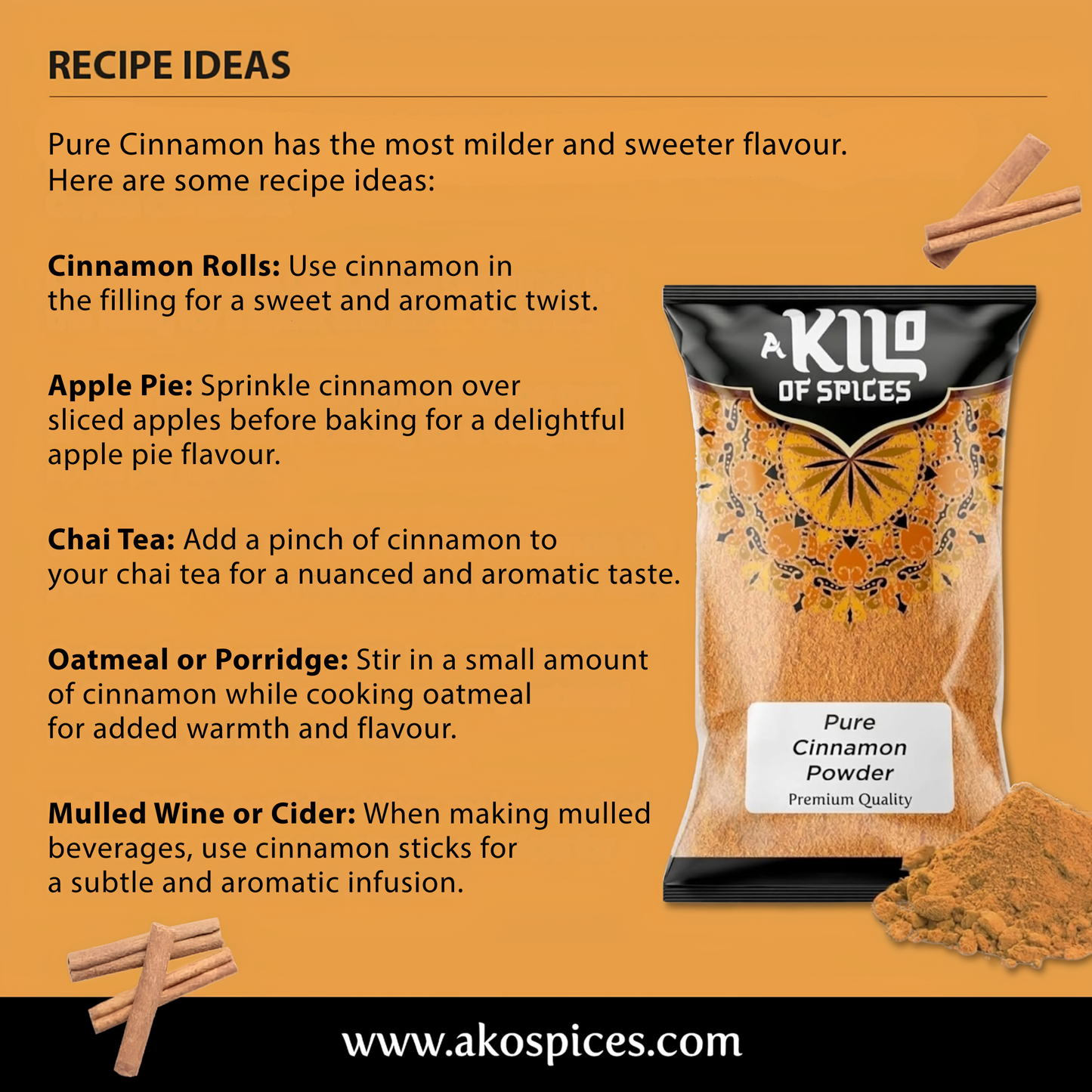 Premium Cinnamon Powder